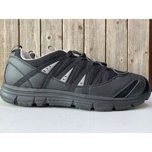 Apex A5000 Men's Black Athletic Bungee Comfort Orthopedic Diabetic Shoe 14 med